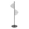 WsrrLun Scarf Display Rack 5.58ft Modern Freestanding Scarf Display Rack