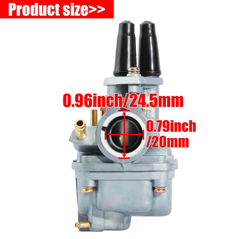 YOFMOO PW80 Carburetor Compatible with Yamaha PW80 Y-Zinger Big Wheel