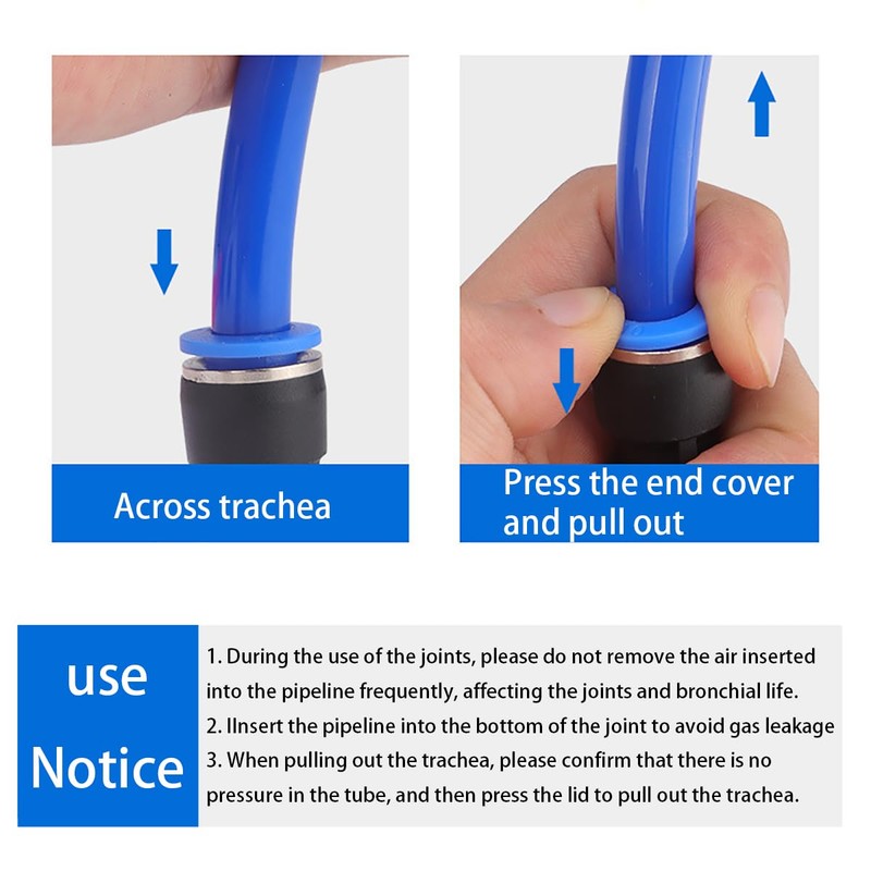 Pneumatic Push Fit Connector, Dujelixa Plastic Diameter Push Fit Pipe