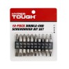 Unbranded 10 Count Hyper Tough Screwdriver Bits- 10 Piece 2"
