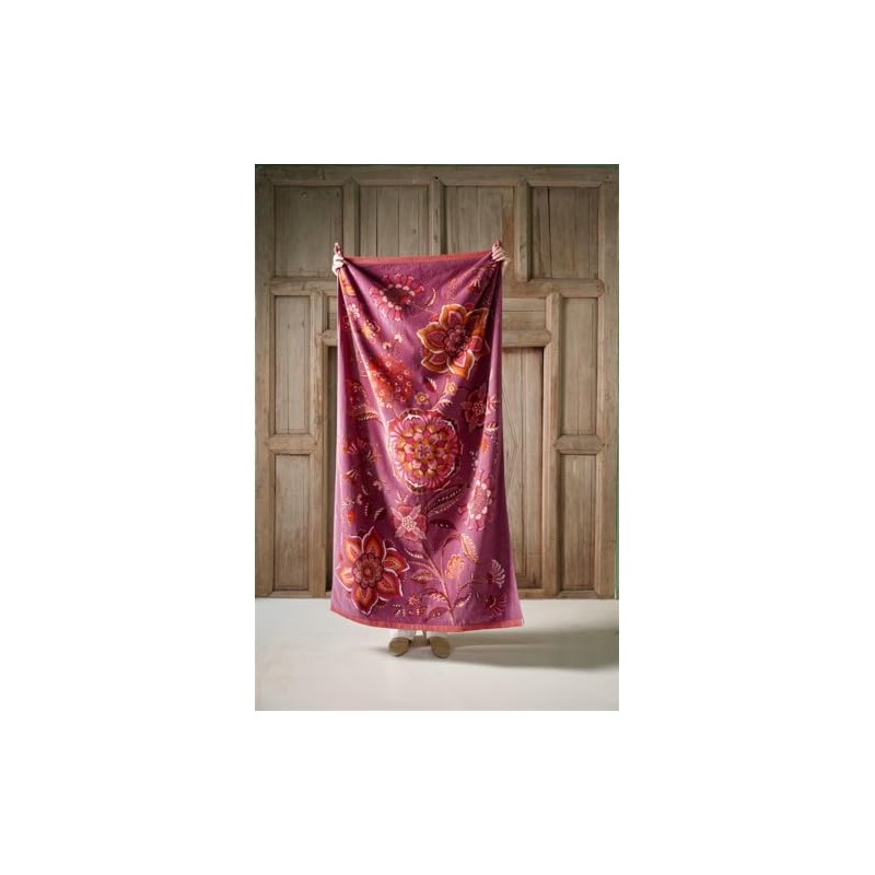 Pip Studio Viva la Vida Purple Bath Towel 100 x