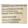 UD_Bob's Red Mill-Organic Old Fashioned Rolled Oats-Gluten Free-Case of 4