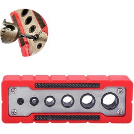 Prudencrose Clamp, Vertical Drilling Locator, Handrail Board, Stair Railing Parts, Pinhole Guide Kit, Drilling Locator Guide, Woodworking Tool, Drilling Blocks, 2-12mm Hole