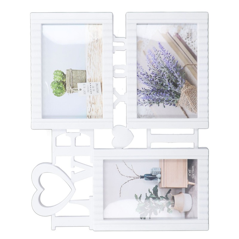 Modern Picture Frame 3 Hole Photo Frame Tabletop Decorative Photo