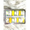ManiCURE Nail Polish Spring Buttercup Floral Design, ManiCURE Real Nail