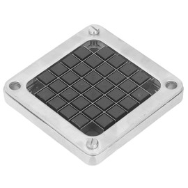 Blade Assembly and Pusher Block, Commercial French Fry Cutter Blade Stainless Steel Manual Potato Cutting Machine Blade for Cucumber Eggplant Carrot (12mm)