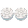 2PCS Submersible Pool Light with Remote Control Magnetic Suction Cup