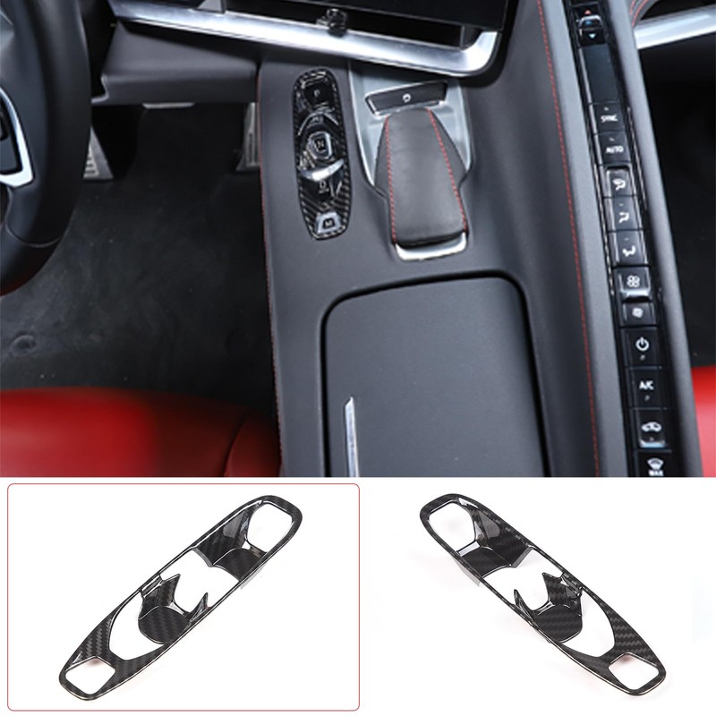 TOYCIDFG Car Center Console Gear Shift Button Panel Cover Trim