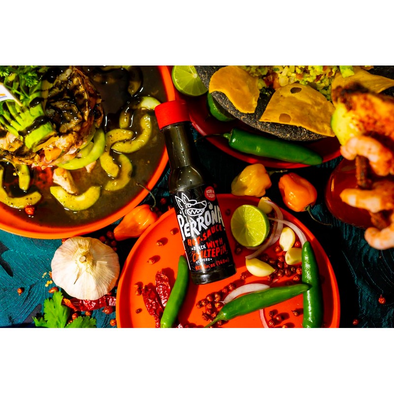 La Perrona Negra Seafood Hot Sauce 5 Ounce Bottle |