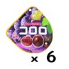 UHA Mikakuto Koro Grape, 1.7 oz (48 g) x 6