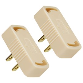 Aiwode (2 Pack Beige) Hanging Ceiling Adapter Outlet No Construction Required Easy Installation, Essential Material for Installation, PSE Certified
