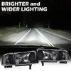 PIT66 LED Headlights,Compatible with 1994-2002 Dodge Ram 1500 2500 3500