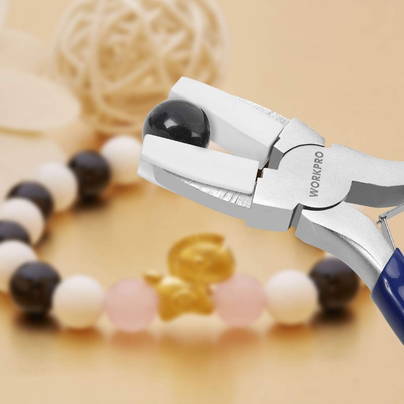 WORKPRO 7-Piece Jewelers Pliers Set, Jewelry Making Tools Kit with