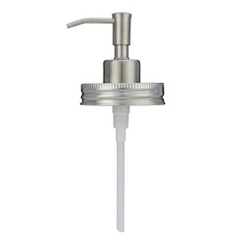 Mason Jar Soap Dispenser - Stainless Steel - Rust-Proof! by Jarmazing Products. Lid and Pump with Tube for All Regular Mouth Jars.