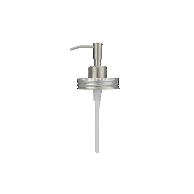 Mason Jar Soap Dispenser - Stainless Steel - Rust-Proof! by