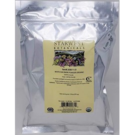 Starwest Botanicals Organic White Oak Bark Powder, 1 Pound