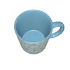 Miowjals Blue Daisy Funny Novelty Ceramic Coffee Cups With Handle,Dishwasher