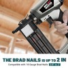 NEU MASTER Pneumatic Brad Nailer, 18 Gauge Nail Gun Fires