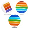 PHOGARY 3 Pack Rainbow Theme Tablecovers for Party Decoration, Disposable