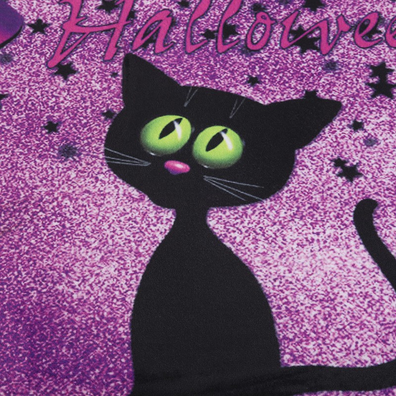 3PCS Witch Pattern Polyester Toilet Mat Carpet Non slip Bath