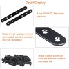 Pack of 8 corner connectors, 90 degree angle brackets, L-shape,
