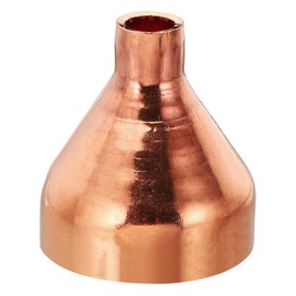 PATIKIL 2 1/8" to 1/2" Inner Diameter Copper Reducer 99.9% Pure Copper Reducing Coupling Pressure Fitting Pipe Tube Connector Adapter (Sweat Solder Connection)
