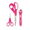 Fiskars Craft Sewing Starter Kit (3pc), Pink 3 Count