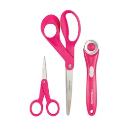 Fiskars Craft Sewing Starter Kit (3pc), Pink 3 Count
