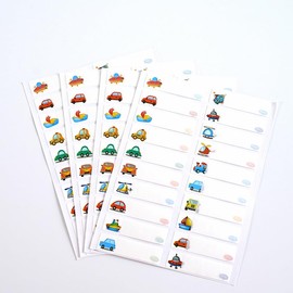 Kids Label for Daycare, Baby Bottle Labels, Name Labels Kids, Self Laminating, Waterproof, Name Label Stickers for School Supplies, Water Bot (White-400PCS)