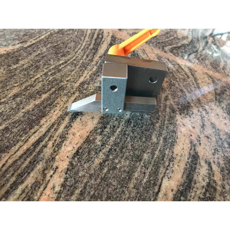 Knife Maker's Center Line Scribe, Angle Block Scribe, 2X72 Knife