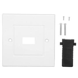 1 USB 3.0 A Wall Plate, USB Wall Charger Outlet Mount Socket Face Plate Panel Cover, for Home Office Hotel