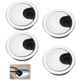 4 x Cable Grommet Desk Metal Diameter 60 mm