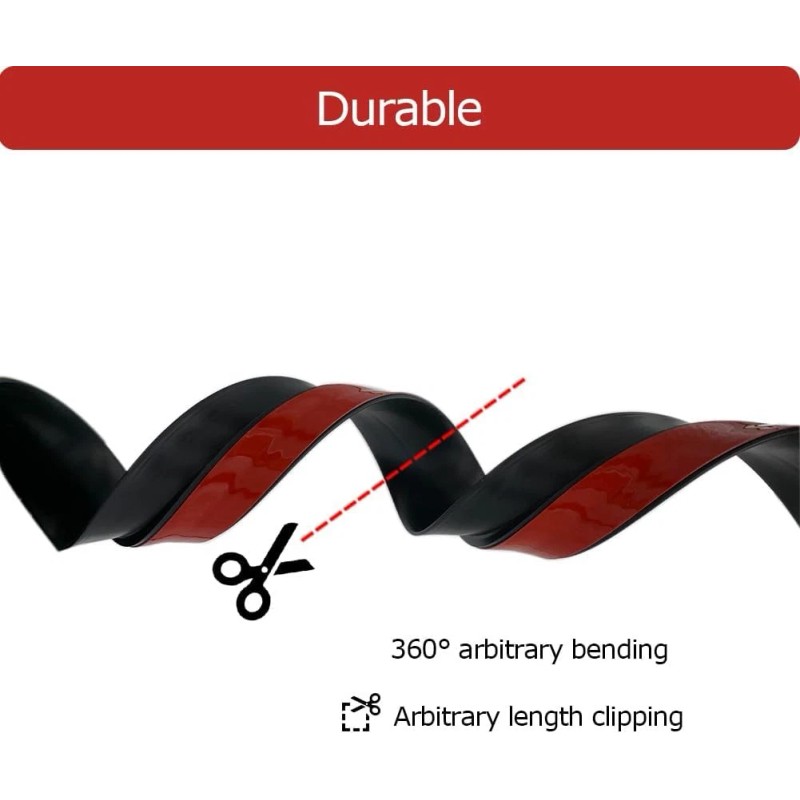 Aroilder Carpet Floor Transition Strip 10Ft, Self-Adhesive to 10Feet, Black