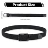 DOPENSPI Elastic Stretch Belt Men's Braided Belt Work Belt Black
