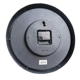 Kiera Grace Bold Modern-Contemporary Red Round Wall Clock, 12" x 12", Red