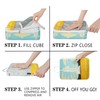 Compression Packing Cubes for Travel, 7 Set National Park Expandable