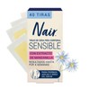 Tiras de Cera Fría Corporal Nair Sensible 40 piezas