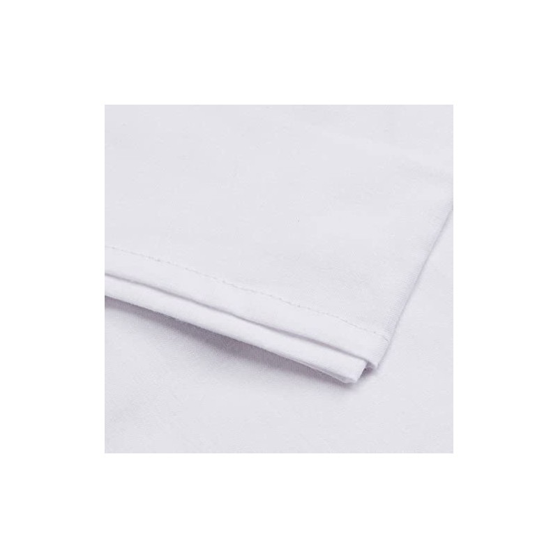 Cloth/Bed Sheet/250X150 Cm White by Green Mark® 100% Woven Cotton