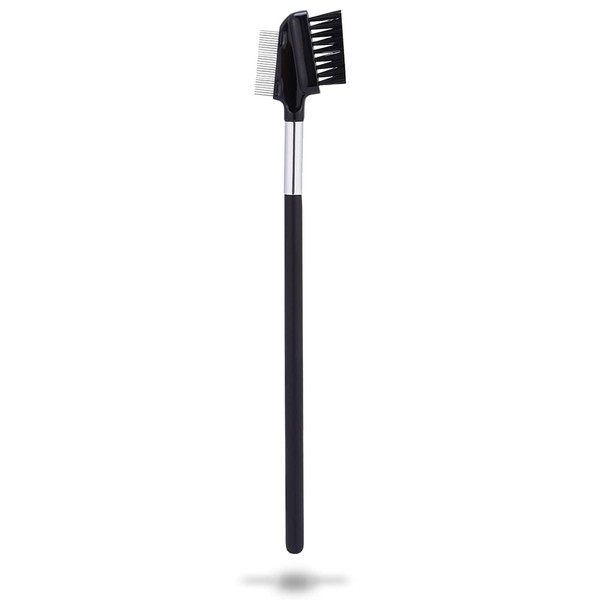 Makeup Eyebrow Brush, Double-Sided Eyelash Comb Brush Stainless Steel Eyebrow
