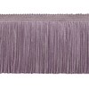 DecoPro 10 m lange Fransenborte, Stil: CF04, Farbe: Flieder (Hellviolett)