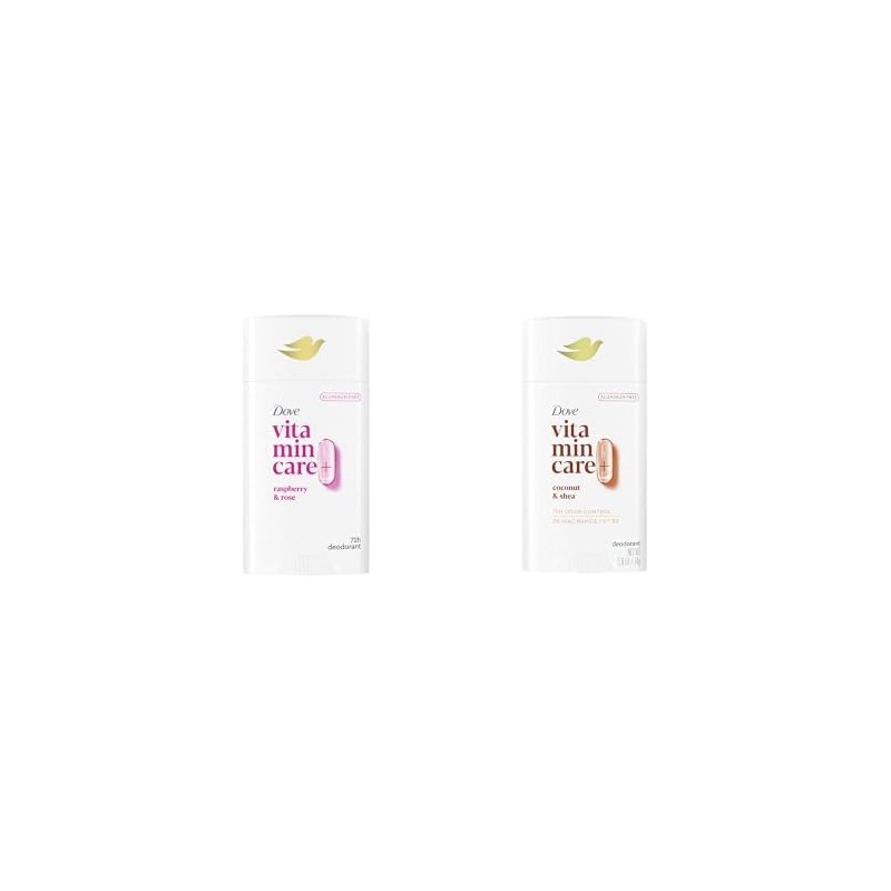Dove Vitamincare+ Desodorante Libre Aluminio Stick Raspberry Rose 72H Protección
