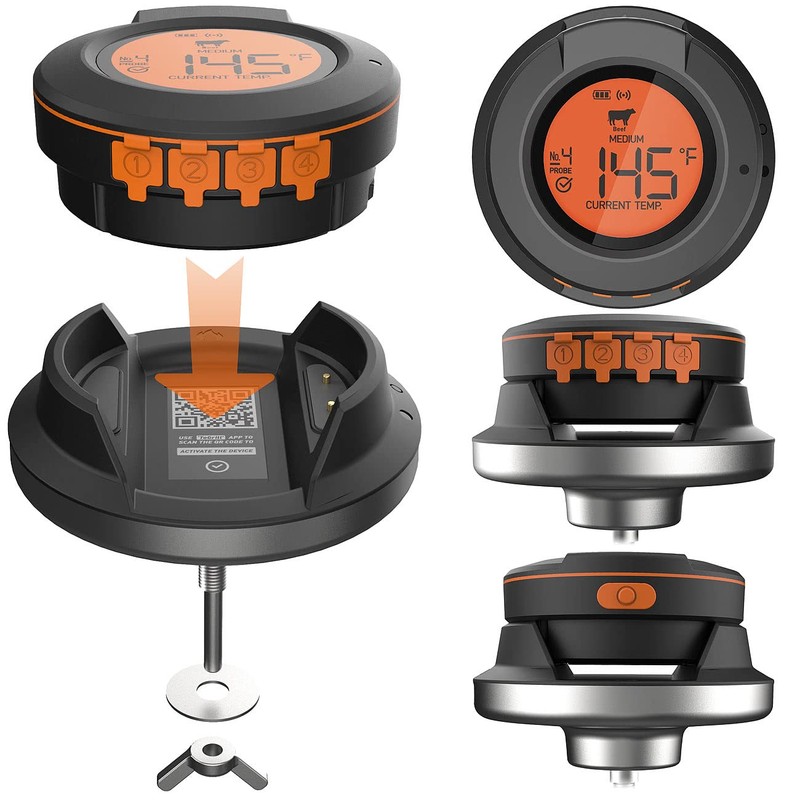 Rosenstein & Söhne Grill Thermometer: Smart Digital Grill Thermometer, Conversion