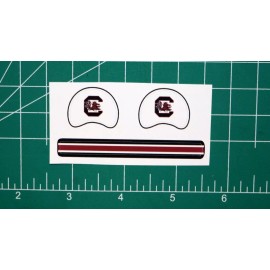 South Carolina Gamecocks *DIECUT DECALS ONLY* Mini Football Gumball Helmets OPI