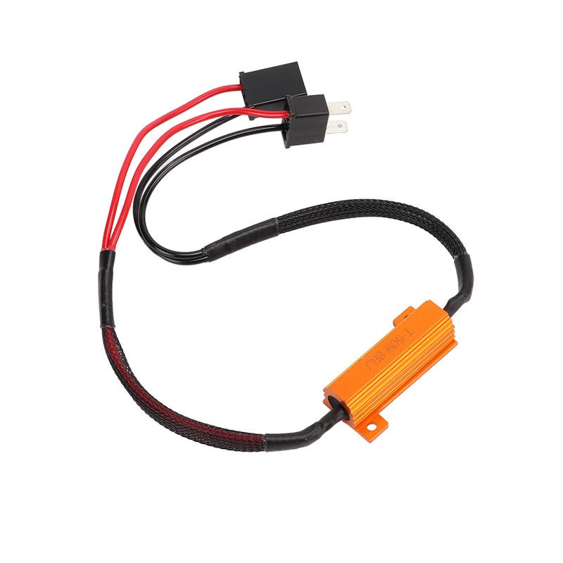 LED Decoder H7 Aluminum Housing Single Resistance Wire LED Headlight