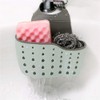 Kitchen Sink Caddy Sponge Holder Silicone Plastic Soap Holder Hanging