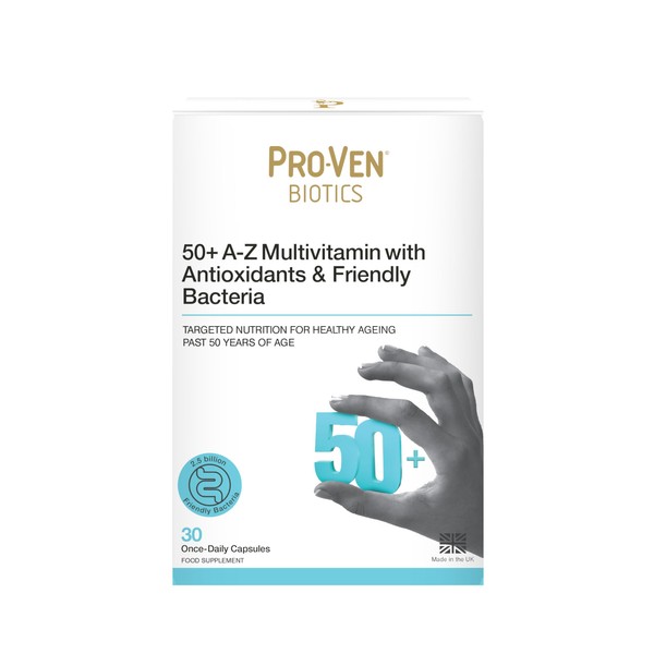 Proven Probiotics 50+ A-Z Multivitamins and Bifidus Capsules - Pack
