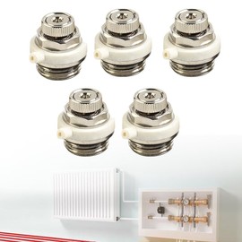 For BSP Automatic Bleed Valve with Auto Shut-Off, Self-Venting Radiator Valve, Automatic Bleed Valve for Heating, Adjustable Operating Modes, Multiple Operating Modes