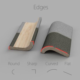 Skin & Callus Sand File for Climbers, Hands, Fingers, Palms and Nails, Double Sided, Coarse and Fine (Max)