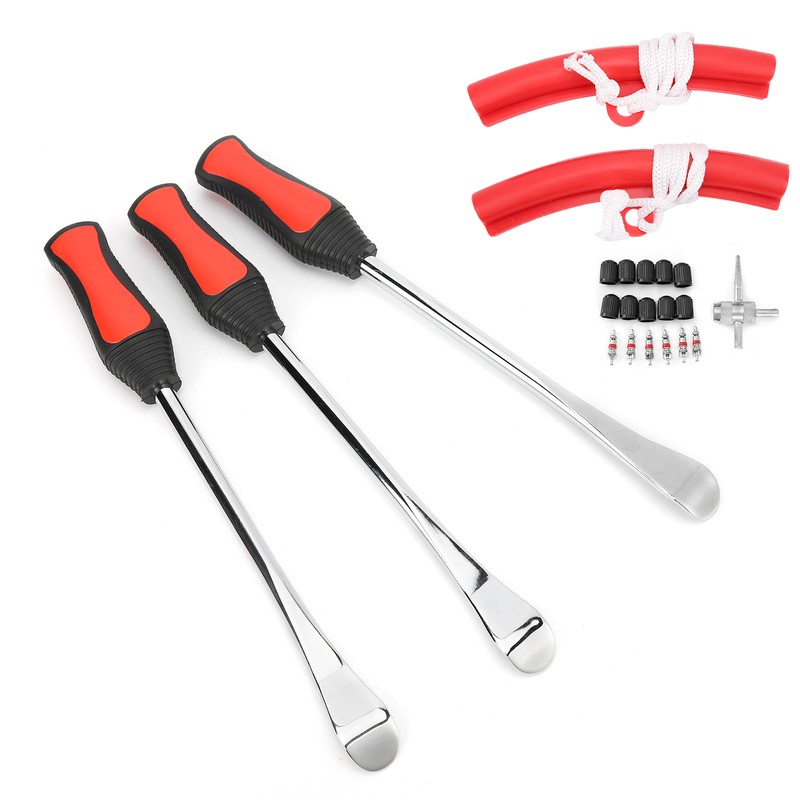 Tire Spoon Lever Iron Tool Set Repair Detachable Kit with