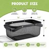 Garden Harvest Basket, Metal Mesh Picking Basket with Attached Handles